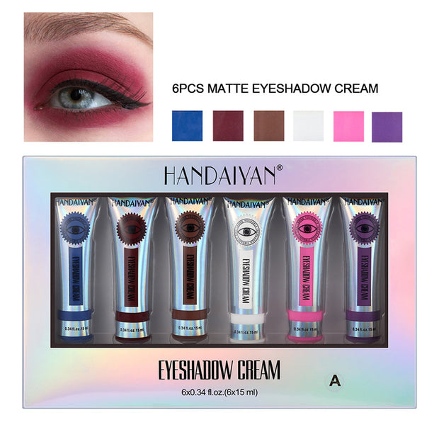 Handaiyan 6 Colors Brighten Eyeshadow Cream