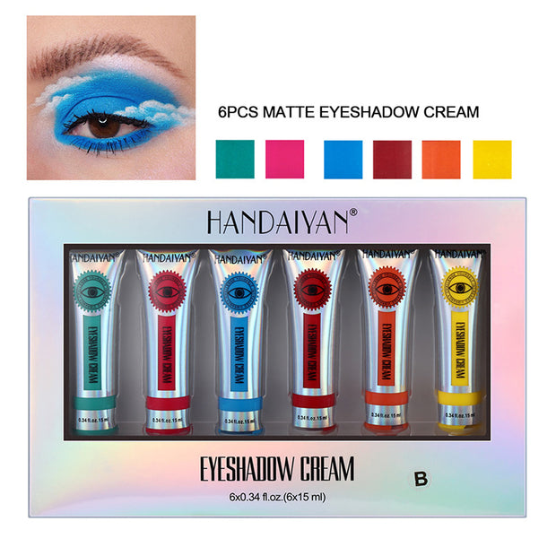 Handaiyan 6 Colors Brighten Eyeshadow Cream