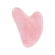 Natural Stone Rose Quartz Facial Gua Sha Beauty Spa Massage Tool