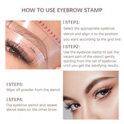 Eyebrow Stamp Stencil Kit