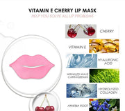 FOCALLURE Cherry Lip Mask  Vitamin E collagen anti-drying lip mask(05 pcs)