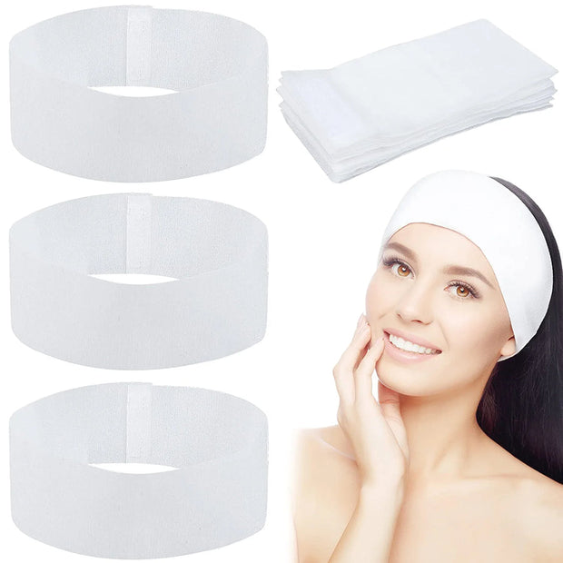 Spa Facial Headbands(Disposable 100pcs)