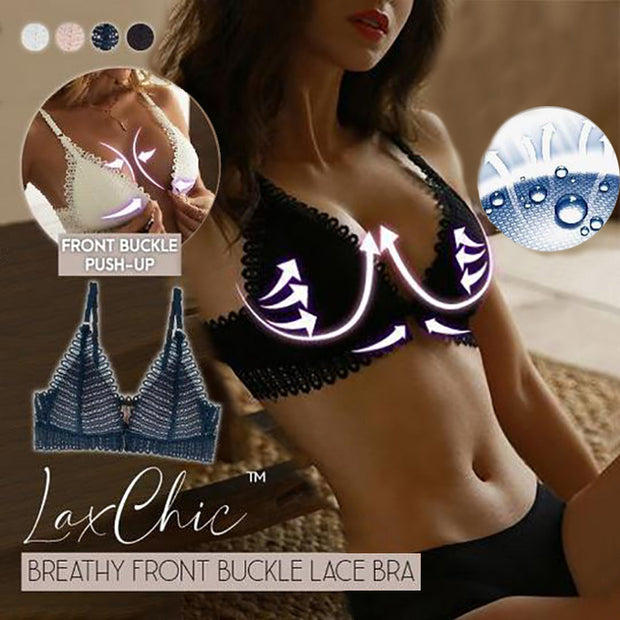 Front Buckle Push Up Bra Breathy Lace Bra