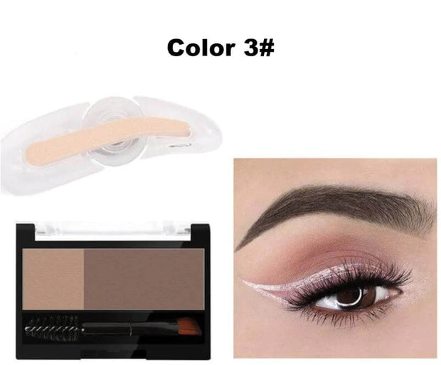 Dual-color Adjustable Eyebrow Stamp