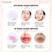 FOCALLURE Cherry Lip Mask  Vitamin E collagen anti-drying lip mask(05 pcs)