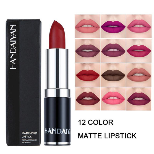 Handaiyan 12 colors Matte Lipstick