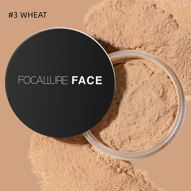 FOCALLURE 9 Colors Oil Control & Waterproof Loose Powder