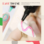 Nail Art Essentials-12 Colors 5D Solid Pudding Nail Gel