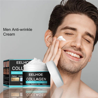 EELHOE Men's Collagen Anti Wrinkle Creams Hyaluronic Acid