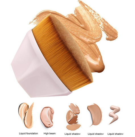 Hexagon Seamless Foundation  Make Up Brush