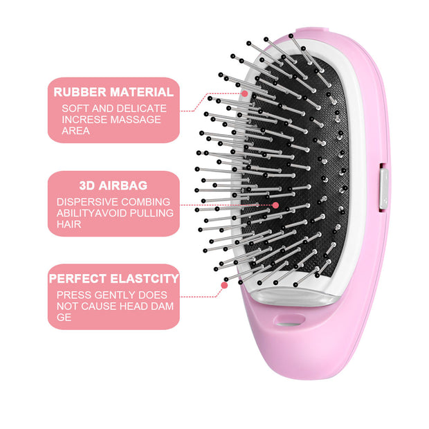 Portable Ionic Styling Hairbrush