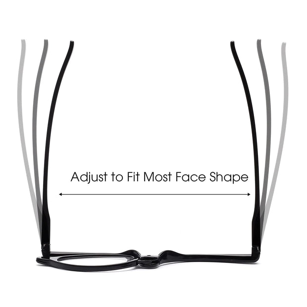 Rotatable Makeup Reading Glasses