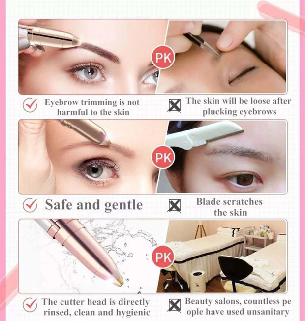 Painless Electric Eyebrow Trimmer Pen