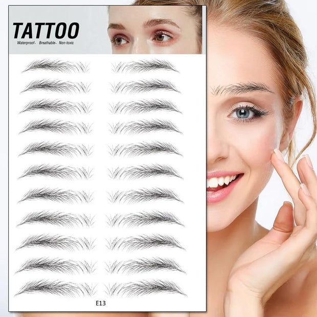 Waterproof  Fake Eyebrow Tattoo Sticker